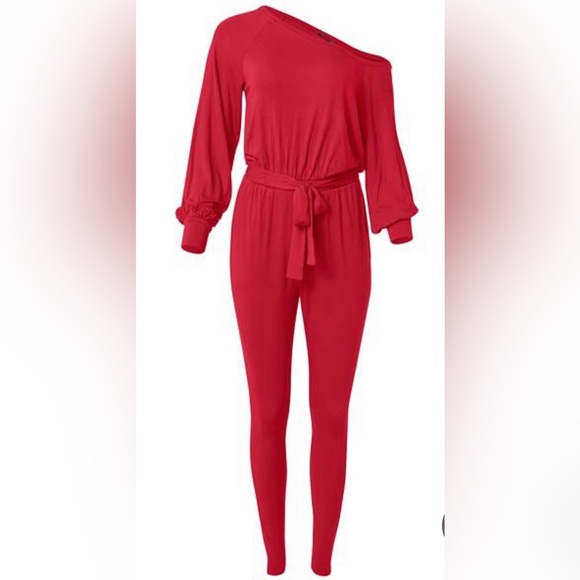 NEW VENUS OFF-SHOULDER JUMPSUIT - Picture 4 of 8